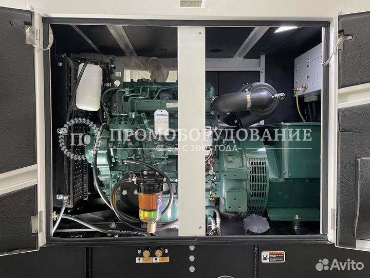 Стационарный генератор PowerLink 100 кВт в кожухе