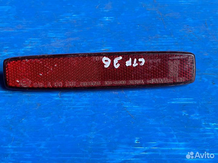 Катафот бампера задний левый Ssangyong Rexton 1