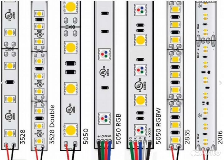 Светодиодная лента 2835 5050 5630 RGB