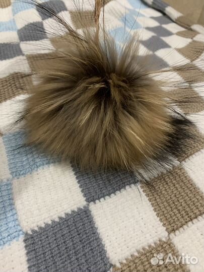 Помпон из натурального меха