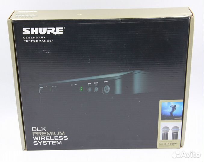 Shure BLX288E/B58 Радиосистема с двумя ручными мик