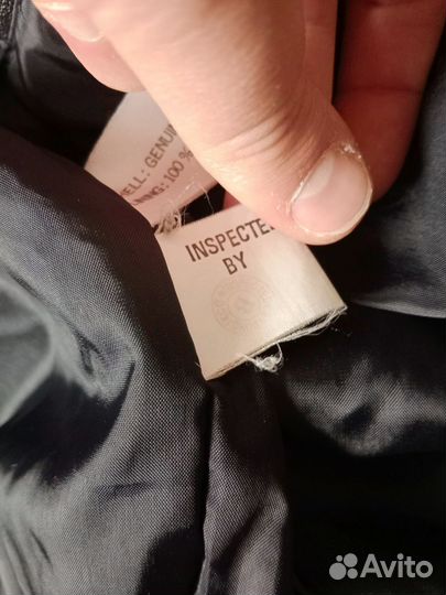 Винтажный кожаный бомбер Stalian