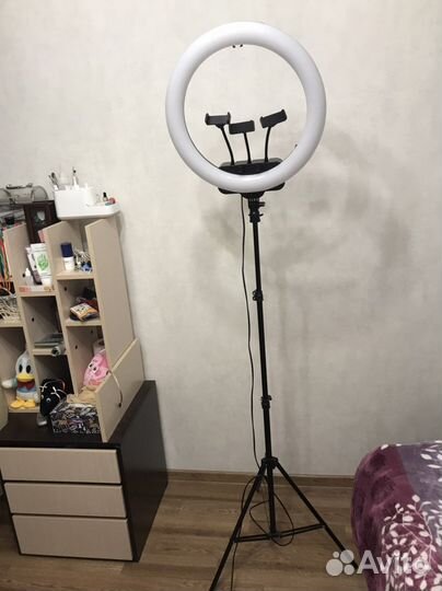 Кольцевая лампа 46см