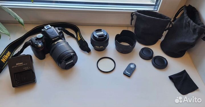 Зеркальный фотоаппарат Nikon d5100 в комплекте