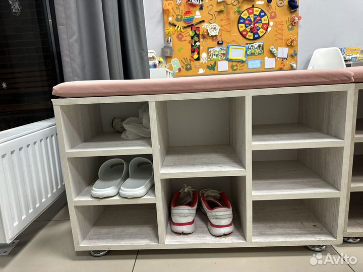 Обувница с мягким сиденьем