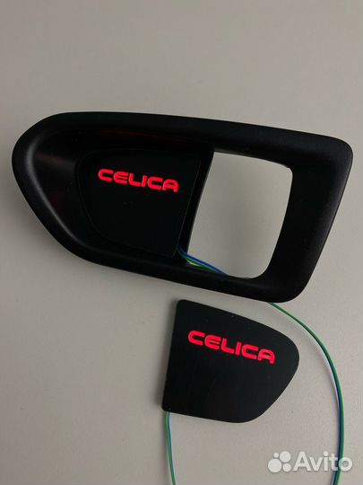 Led подсветка дверных ручек салона Toyota Celica
