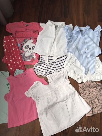 Вещи пакетом на девочку 80 86