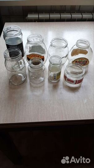 Банки стеклянные 3л, 2л, 1л, 0.5 и меньше