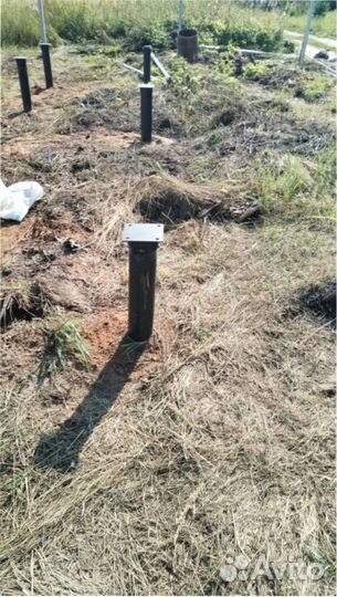 Винтовые сваи + монтаж