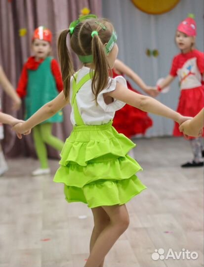 Юбка для костюма капусты 98-104 (продажа до 12.10)