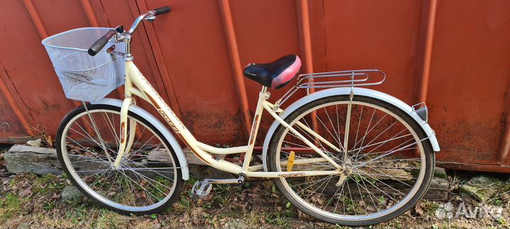 Велосипед женский с корзиной бу