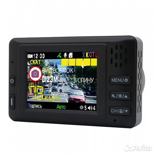 Радар-детектор + регистратор на магните 3в1 GPS