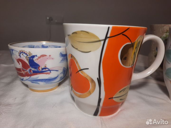 Большая чашка, кружка, бокал Дулево, Довбыш