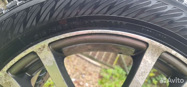 Комплект колёс r17 5х100 на зимней шипованной