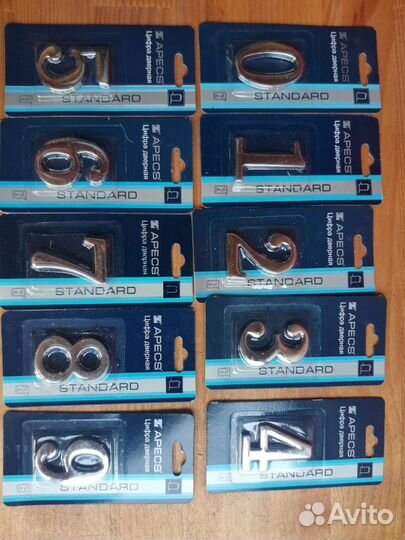 Цифра дверная apecs