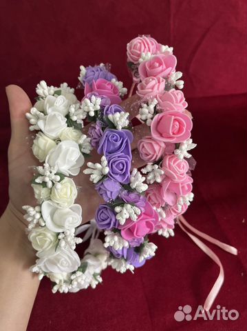 Ободок венок ручная работа