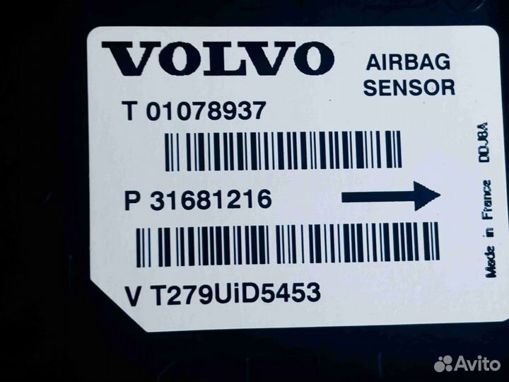 Блок AirBag Volvo II рестайлинг (2016—2023) 316812