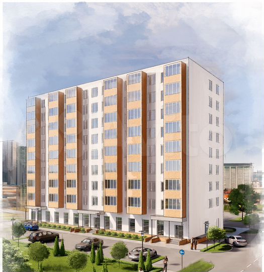 3-к. квартира, 69,2 м², 3/9 эт.