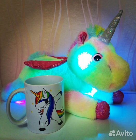 Кружка с принтом Единорог