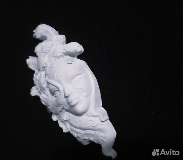 Фигурки 2d: «Маска», «Пасть льва», гипс