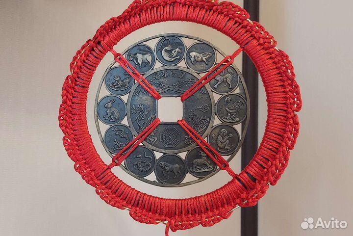 Подвеска Фен-шуй 12 символов знака зодиака