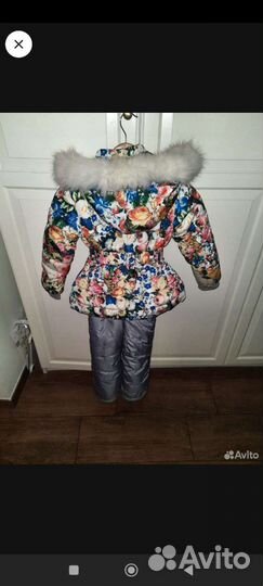 Зимний комбинезон для девочки 104