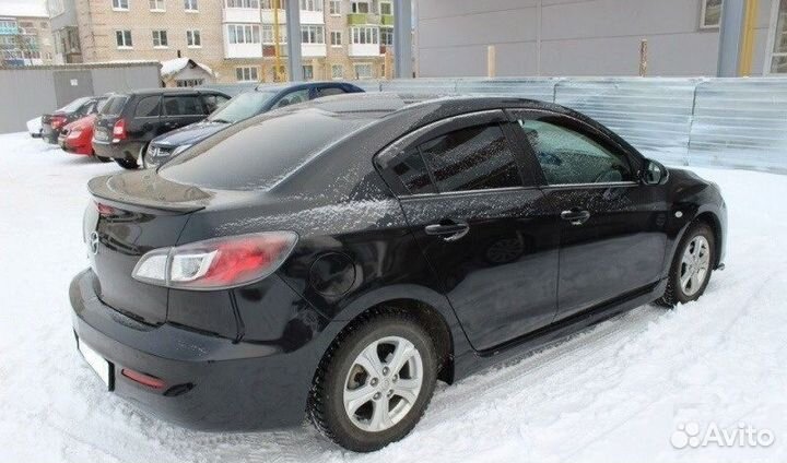 Накладки на пороги Mazda 3 BL SD HB MPS