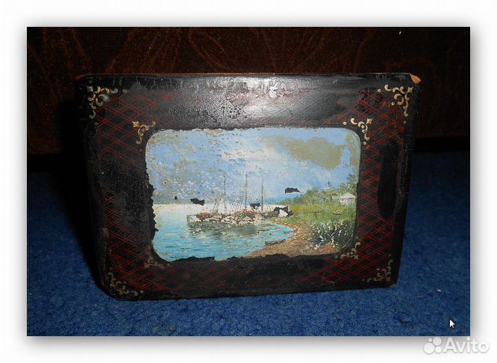 Шкатулка Авторская Живопись.1943год