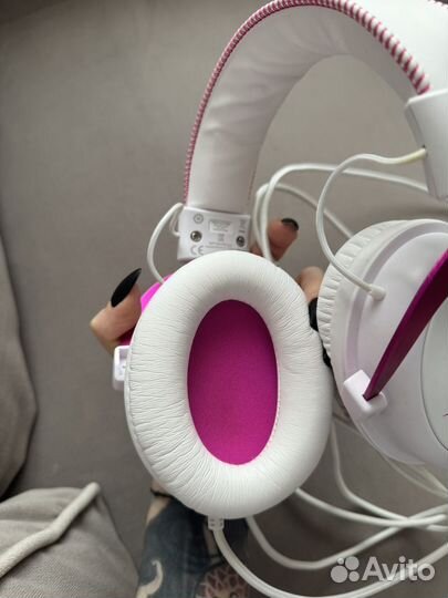 Наушники HyperX Cloud II white/pink/белые