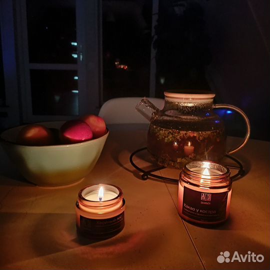 Соевые свечи ручной работы