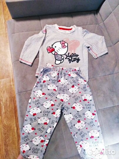 Комплект футболка Hello Kitty,р.86+ 2 лосин