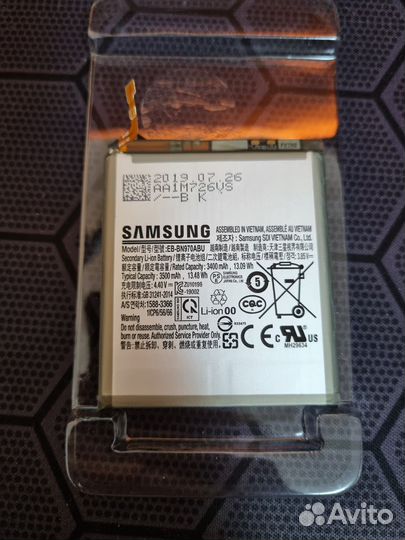 Аккумулятор samsung galaxy note 10