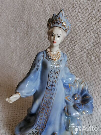 Хозяйка медной горы Статуэтка фигурка Гжель СССР