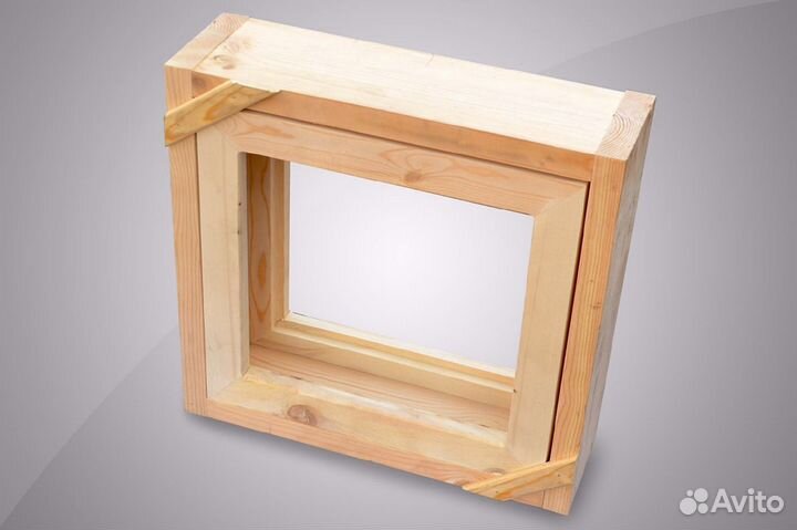 Деревянные окна для бани