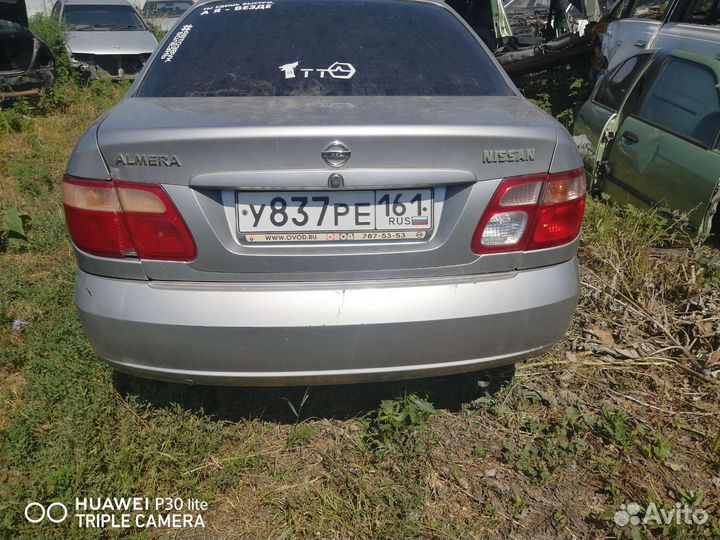 Nissan almera n16 разбор на запчасти