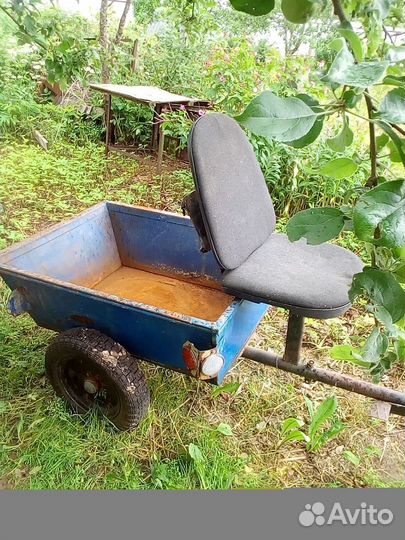 Мотоблок нева мб 2 с двигателем nomad + 2 прицепа