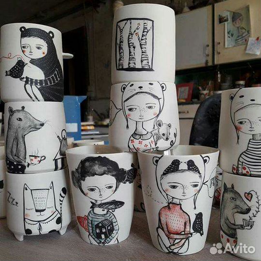 Глиняная посуда ручной работы