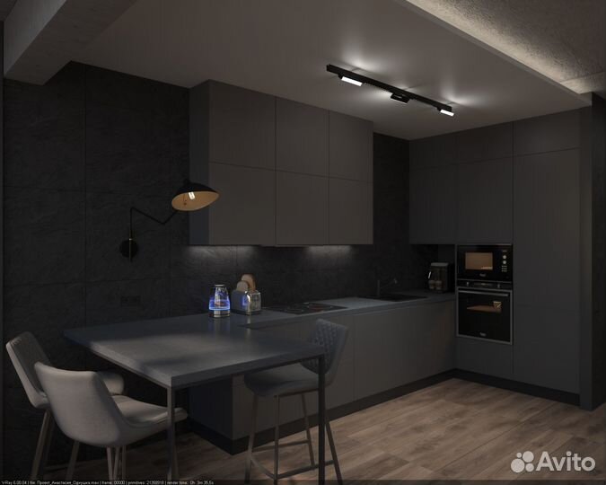 3d визуализация интерьера, визуализация