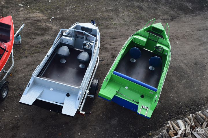 Новый алюминиевый катер Неман 500DC под ключ