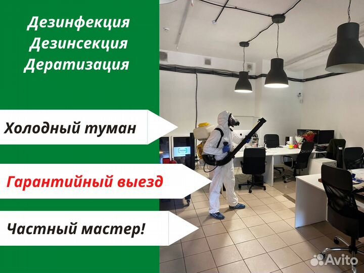 Дезинсекция/Травля насекомых,тараканов/Дезинфекция