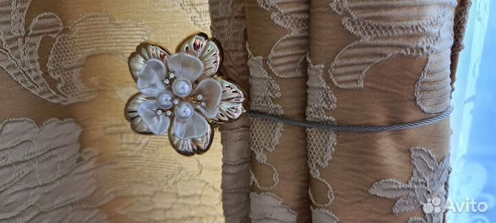 Зажимы прихваты для штор 2 шт