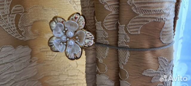Зажимы прихваты для штор 2 шт