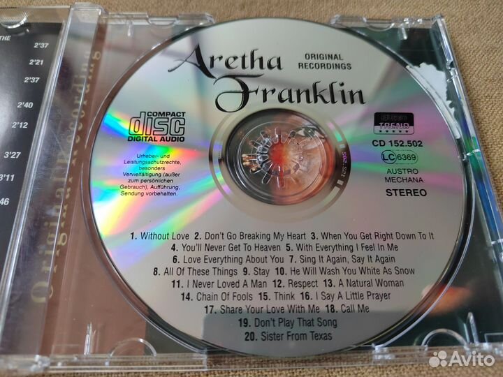 CD Aretha Franklin 