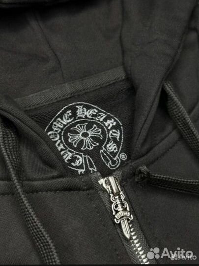 Зип худи chrome hearts