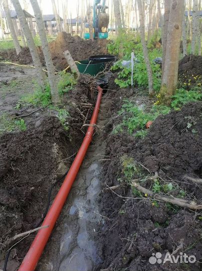 Установка канализации септик под ключ