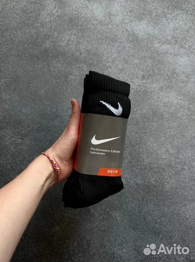 Оригинальные носки Nike комплект высокие