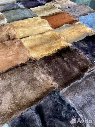 Мех стриженной ондатры