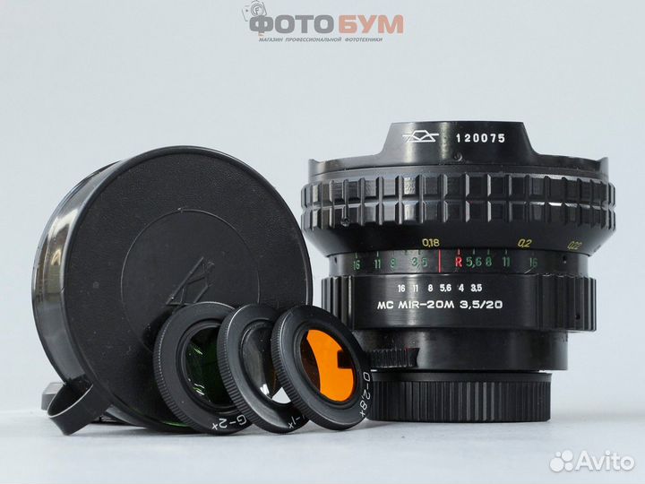 Объектив Mir-20m 3,5/20 (М42)