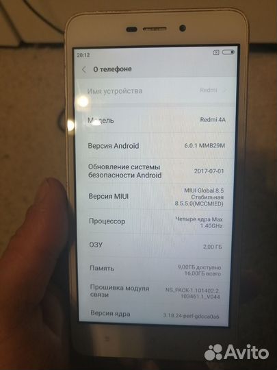 Xiaomi redmi 4a 16gb