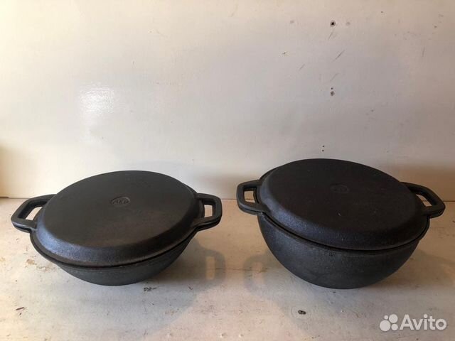 Казан вок чугунный